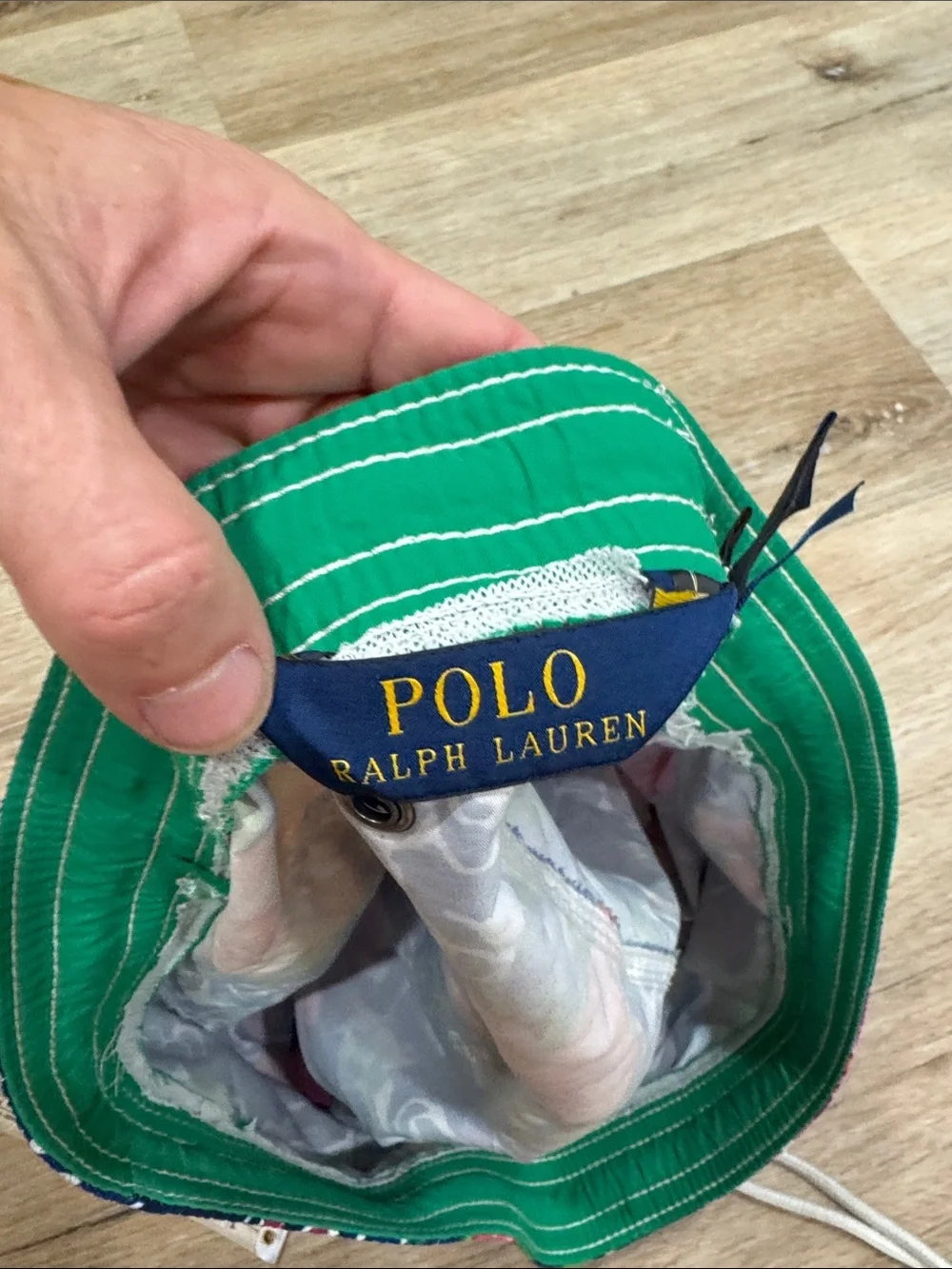 Polo by Ralph Lauren Men's Blue Floral Quick-Dry Swim Trunks